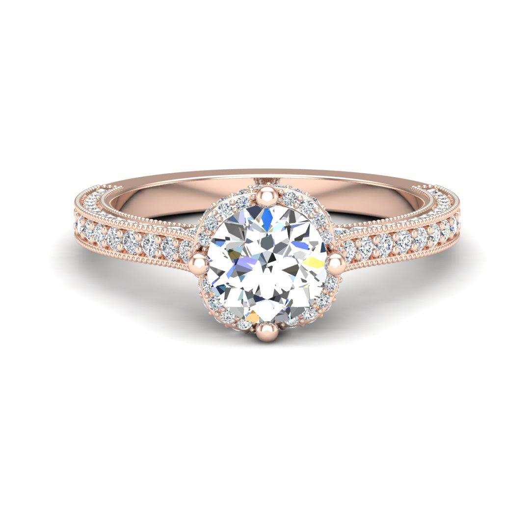Tessa Halo Engagement Ring